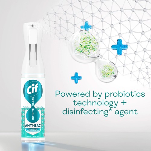 Cif Infinite Clean Anti-Bac All in One Cleaner Reload Lemon & Aloe Vera