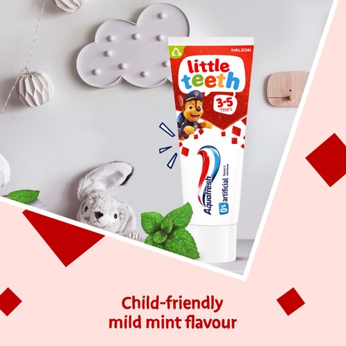 Aquafresh Kids Paw Patrol Little Teeth Toothpaste 3-5 years 75ml