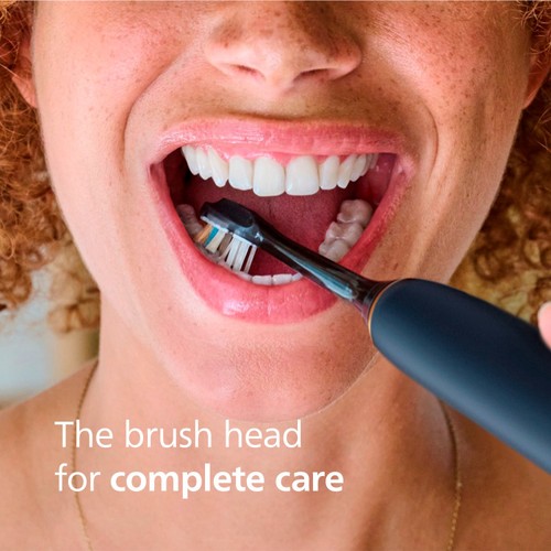 Philips Sonicare Genuine A3 Premium All-in-One Brush Head, Black, 2+1 Pack
