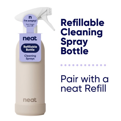 Neat Refillable Spray Bottle Stone