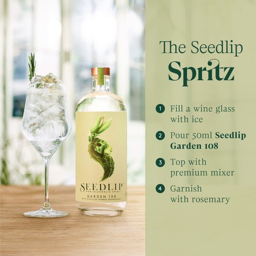 Seedlip Alcohol Free Spirit Garden 108