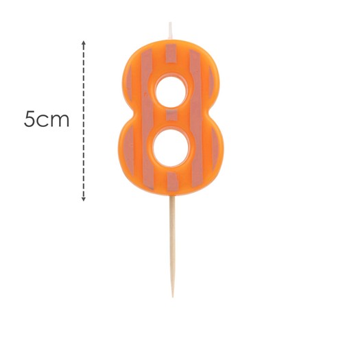 Table Fun Number 8 Candle