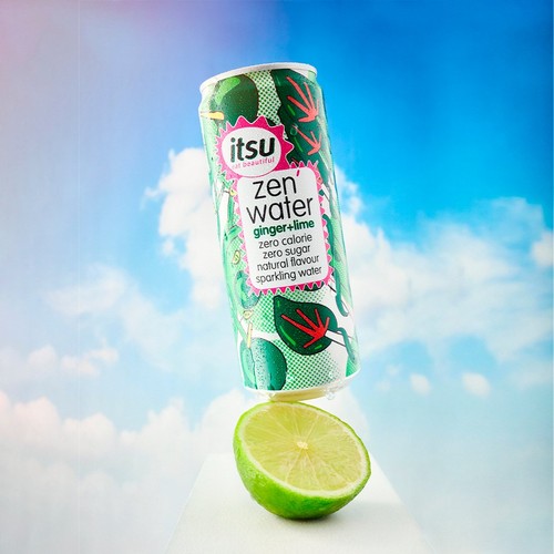 itsu ginger & lime zen water