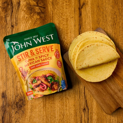 John West Stir & Serve Tuna in Spicy Mexican Sauce MSC 300g