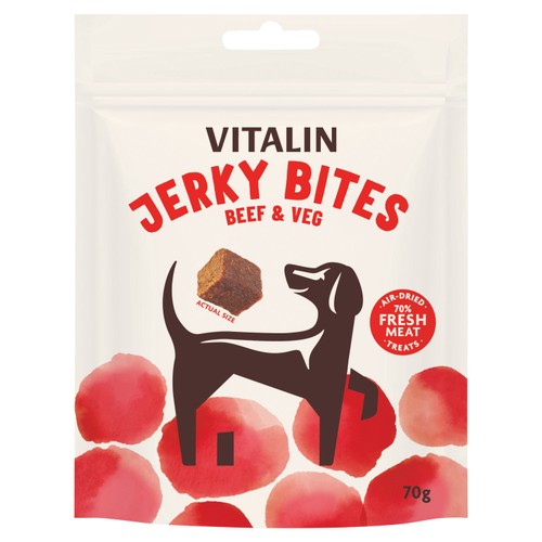 Vitalin Beef & Veg Jerky Bites