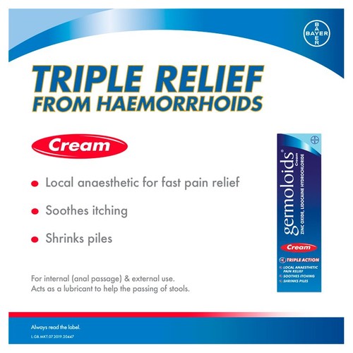 Germoloids Triple Action Haemorrhoids & Piles Cream