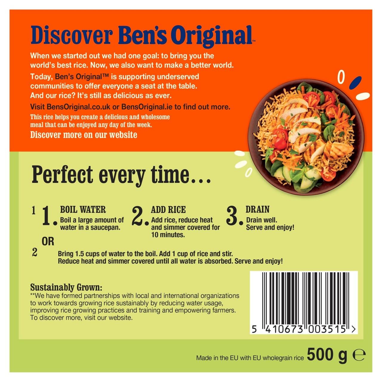 Ben's Original Wholegrain Rice - Ocado