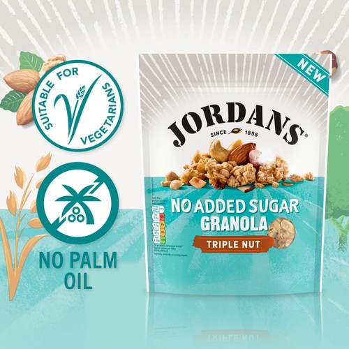 Jordans No Added Sugar Triple Nut Granola Breakfast Cereal