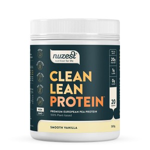 Nuzest Clean Lean Protein Premium European Pea Protein Powder Smooth Vanilla 500G