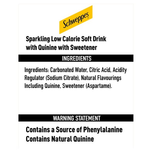 Schweppes Slimline Tonic Water