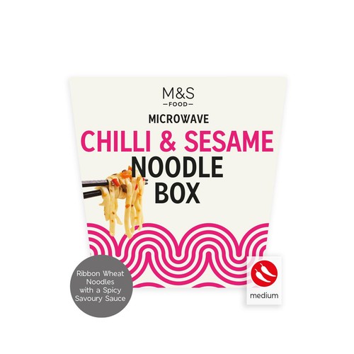 M&S Chilli & Sesame Noodle Box