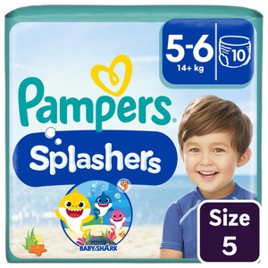 Pampers Splashers Swim Nappies, Size 5-6 (14+kg)