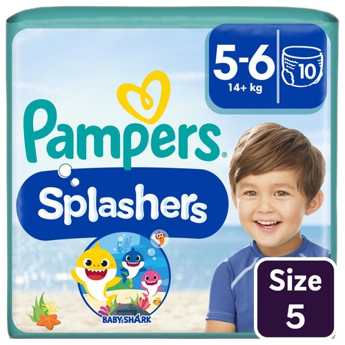 Pampers Splashers Swim Nappies, Size 5-6 (14+kg)