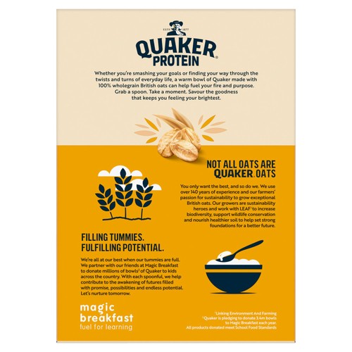Quaker Oats High Protein Golden Syrup Porridge Sachets