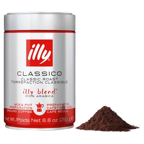illy Ground Medium Roast Moka