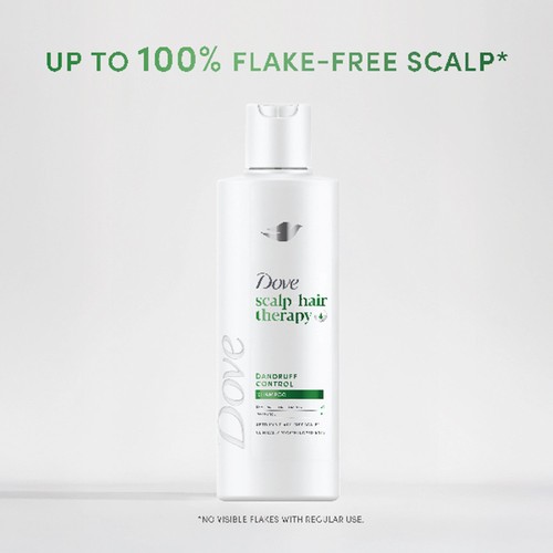 Dove Dandruff Control Shampoo for Healthy, Resilient Hair