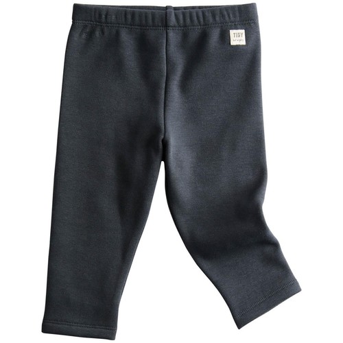 M&S Tommy Fleece Lined Legging, 12-18 M, Charcoal