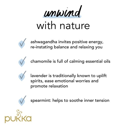 Pukka Organic Peace Tea With Chamomile x20 Home-Compostable Herbal Tea Bags