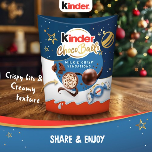 Kinder Choco Balls Milk & Crisp Sensations