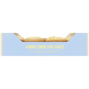 M&S 4 Lemon Mini Loaf Cakes