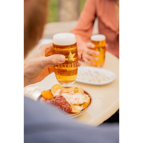 Estrella Damm Premium Lager Beer Cans