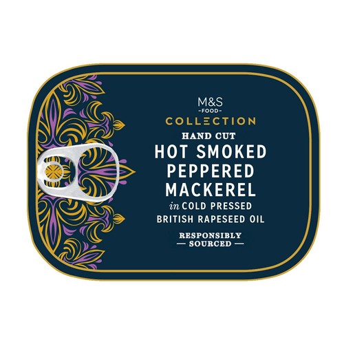 M&S Collection Hot Smoked Peppered Mackerel