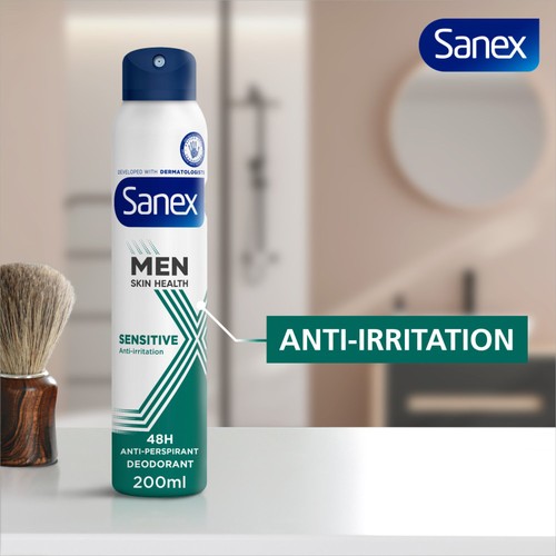 Sanex Men Sensitive Antiperspirant Spray Deodorant
