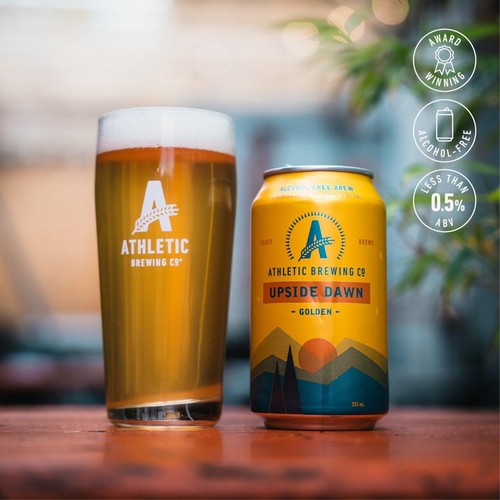Athletic Brewing Co Upside Dawn Pale Ale Alcohol Free