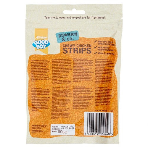 Good Boy Chewy Chicken Strips Dog Treats