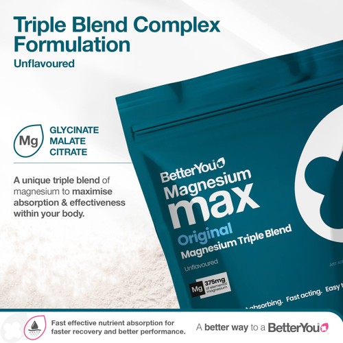BetterYou Magnesium Max Original Powder