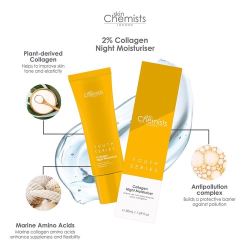SkinChemists Youth Series Collagen Night Moisturiser 50ml