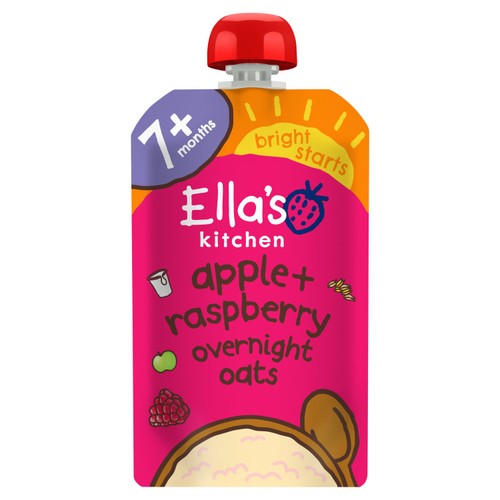 Ella's Kitchen Organic Apple & Raspberry Overnight Oats 7+ Months