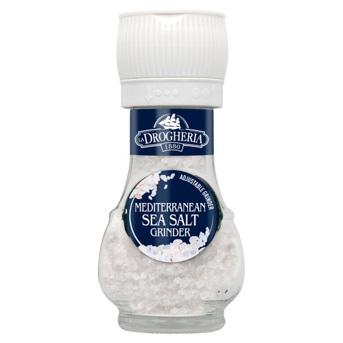 La Drogheria Mediterranean Sea Salt Mill Adjustable Grinder