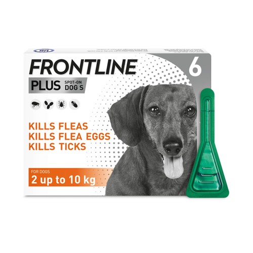 FRONTLINE Plus Flea & Tick Treatment Small Dog 2-10kg