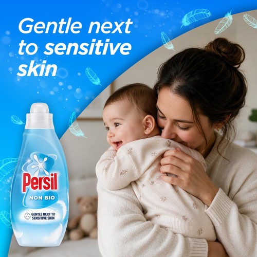 Persil Laundry Washing Liquid Detergent Non Bio 24 Washes