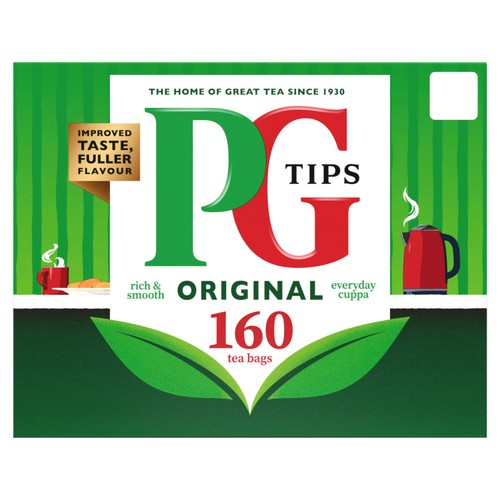 PG Tips Original Black Tea x160 Tea Bags
