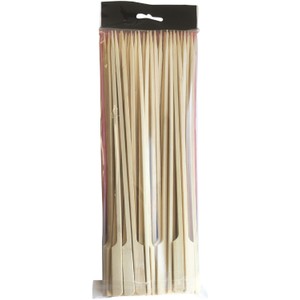 Big K Extra Long Flat Kebab Bamboo Skewers 30 cm
