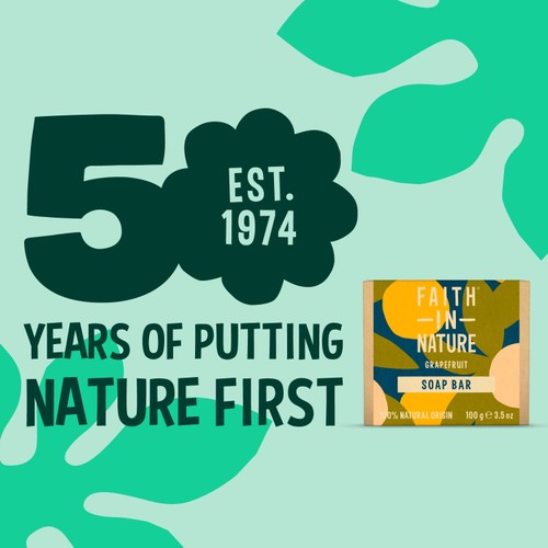Faith in Nature Grapefruit Pure Hand Made Soap Bar