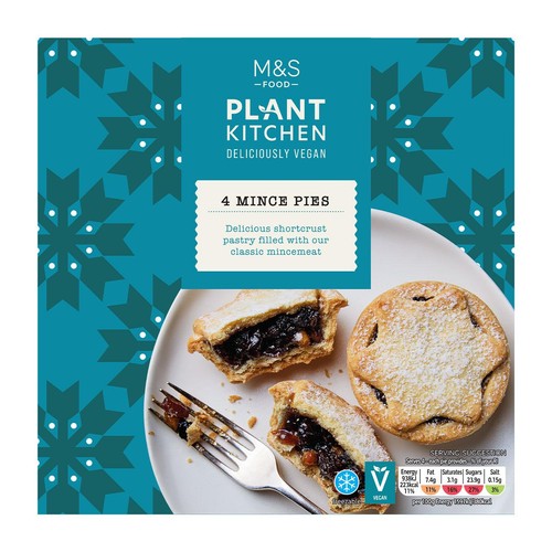 M&S Plant Kitchen Deliciously Vegan Mince Pies Ocado