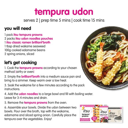itsu udon' noodles