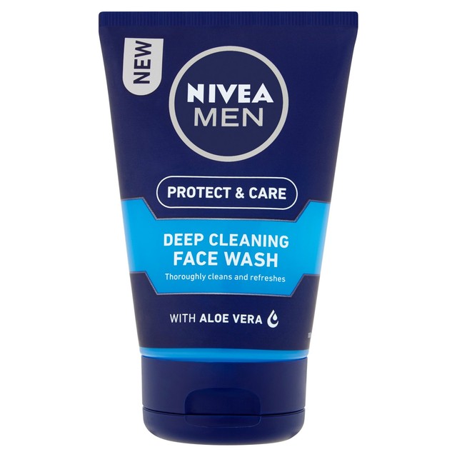 NIVEA MEN Protect & Care Deep Cleaning Face Wash Men's Face Wash 100ml