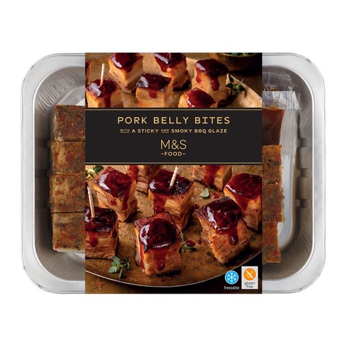 M&S Collection 16 BBQ Pork Belly Squares