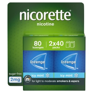 Nicorette 2mg Icy Mint Nicotine Lozenges