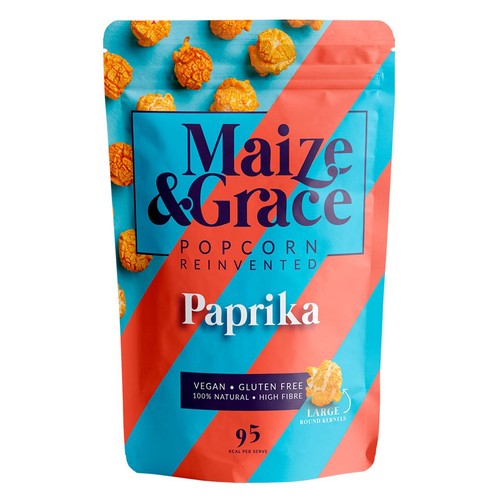 Maize & Grace Paprika Popcorn, 46g Maize & Grace Paprika Popcorn, 46g