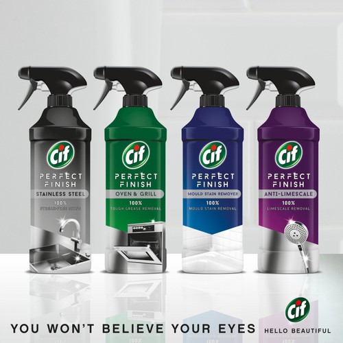 Cif Perfect Finish Specialist Cleaner Spray Stainless Steel 