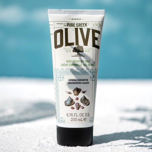 Korres Natural Pure Greek Olive & Sea Salt Body Cream, Vegan