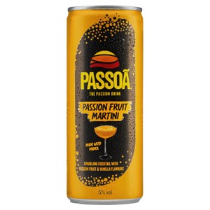 Absolut Passionfruit Martini Cocktail Can250ml