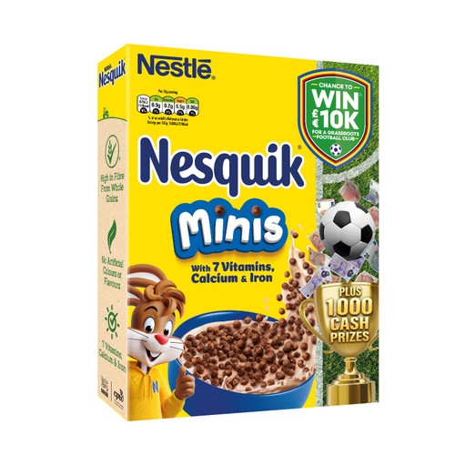 Nesquik Chocolate Minis Breakfast Cereal