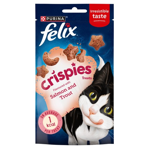 Felix Crispies Salmon & Trout Cat Treats 