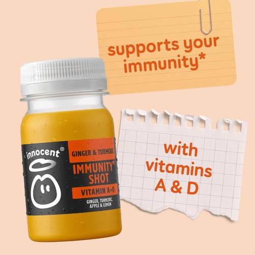 Innocent Immunity, Ginger, Turmeric, Apple & Lemon Shot